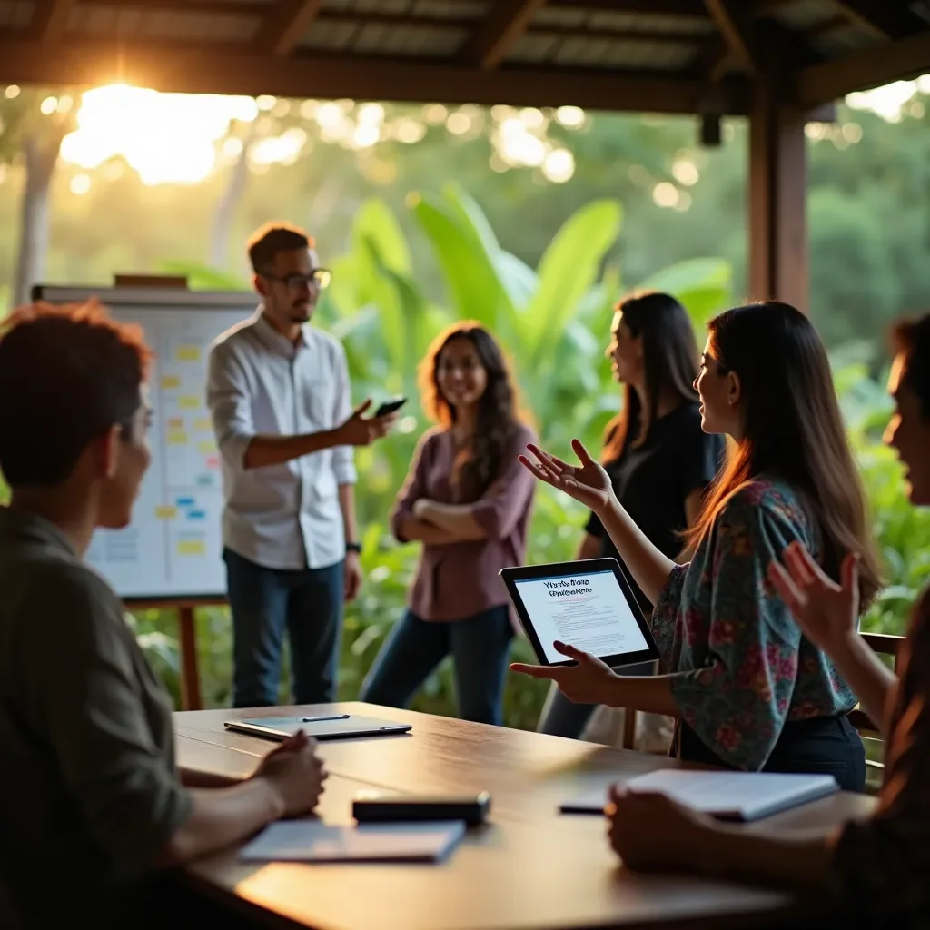 Creative spiral flow